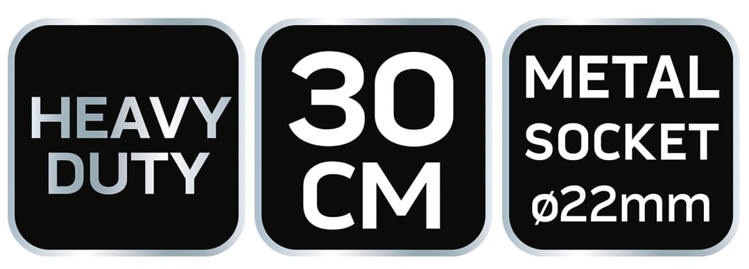 Szczotka ulicowa 30 cm z metalowym uchwytem 5