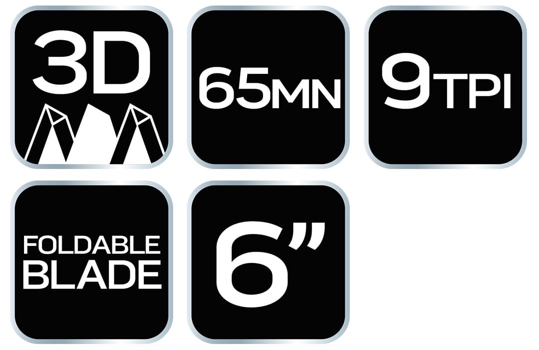 Piła ogrodowa ręczna 150 mm z chowanym ostrzem 3