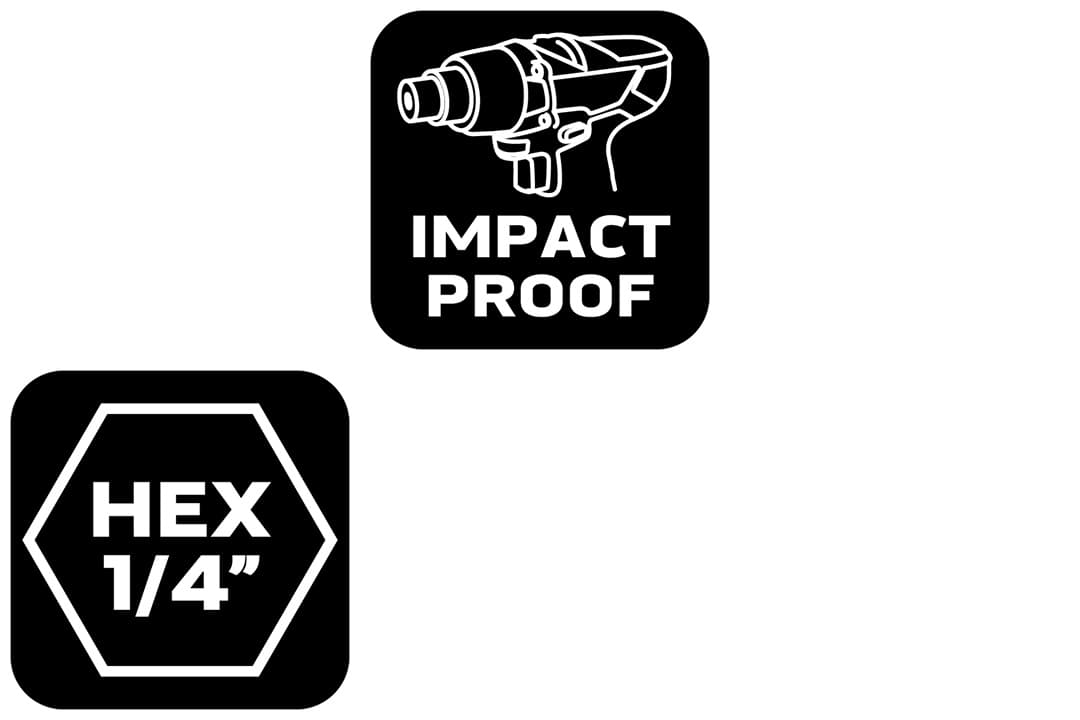 Bity udarowe PH3 długość 50 mm zestaw 2 sztuki 3