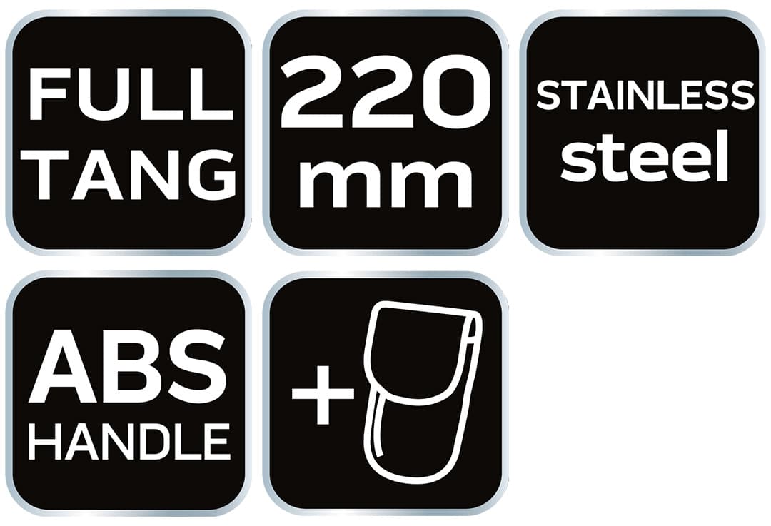 Nóż taktyczny full-tang o długości 22 cm 7