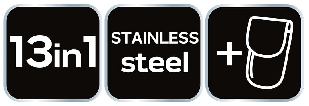 Wielofunkcyjne narzędzie 13 w 1 ze stali nierdzewnej 5