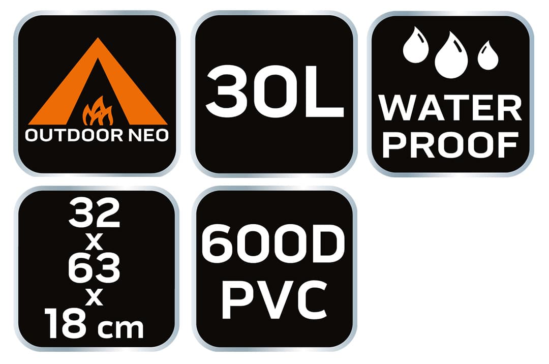 Wodoodporny plecak turystyczny o pojemności 30 litrów 7