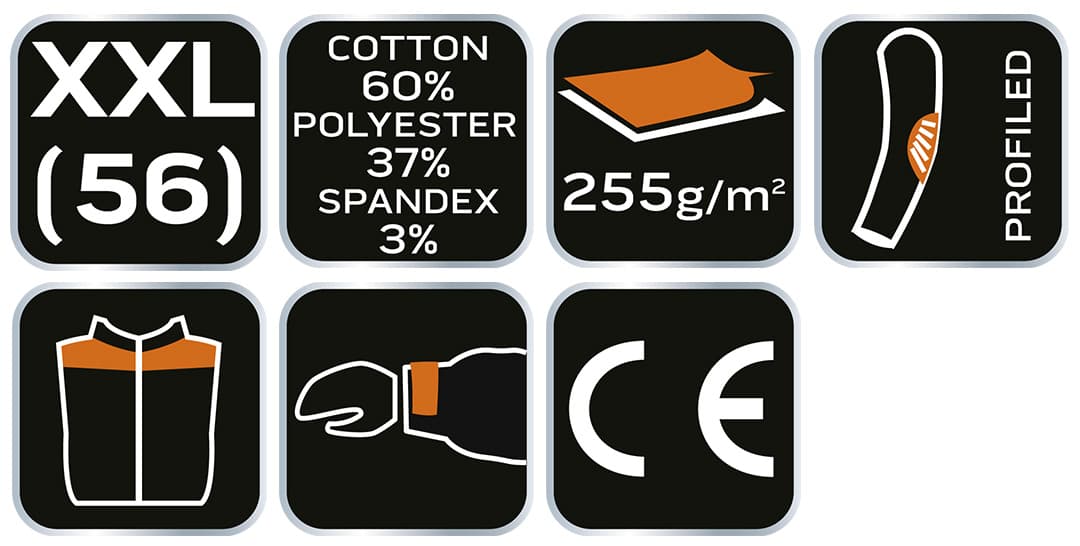 Bluza robocza Camo URBAN, rozmiar XXL 3