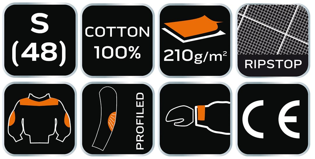 Bluza robocza Motosynteza bawełna rip stop rozmiar S 3