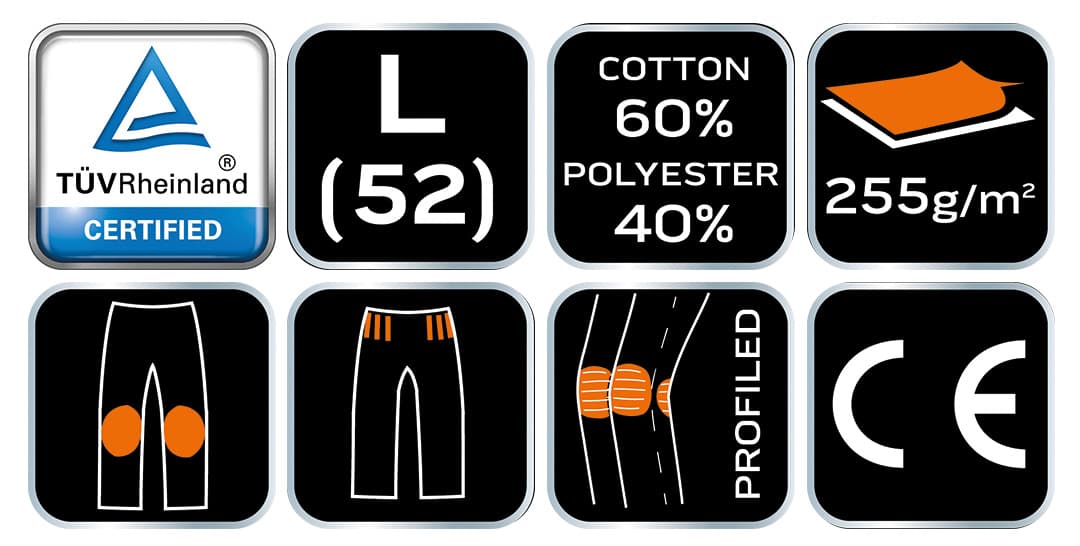 Spodnie robocze CAMO olive rozmiar L 3