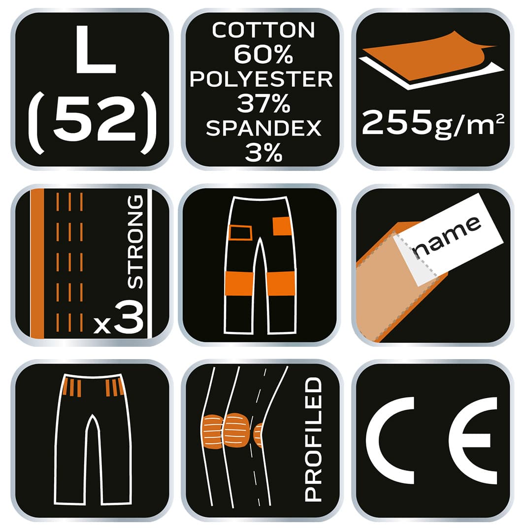 Spodnie robocze Camo URBAN rozmiar L 3