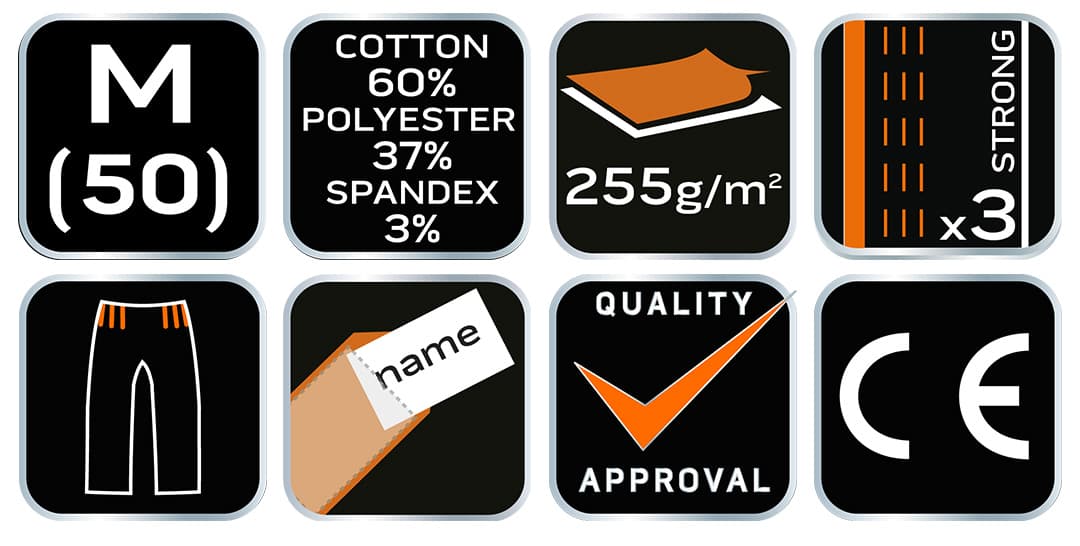 Ogrodniczki robocze Camo URBAN rozmiar M 3