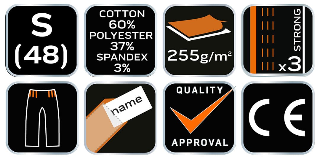 Ogrodniczki robocze Camo URBAN rozmiar S 3