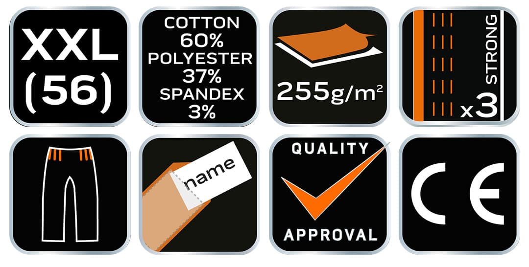 Ogrodniczki robocze męskie Camo URBAN rozmiar XXL 3