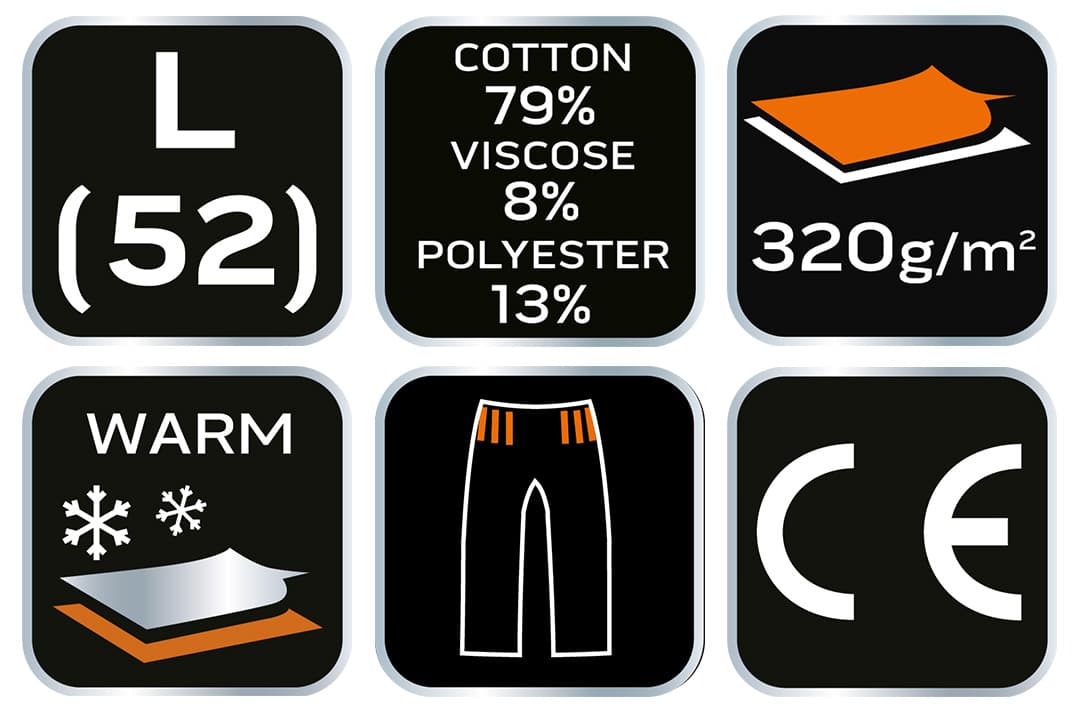 Spodnie dresowe COMFORT szare melanż rozmiar L 3