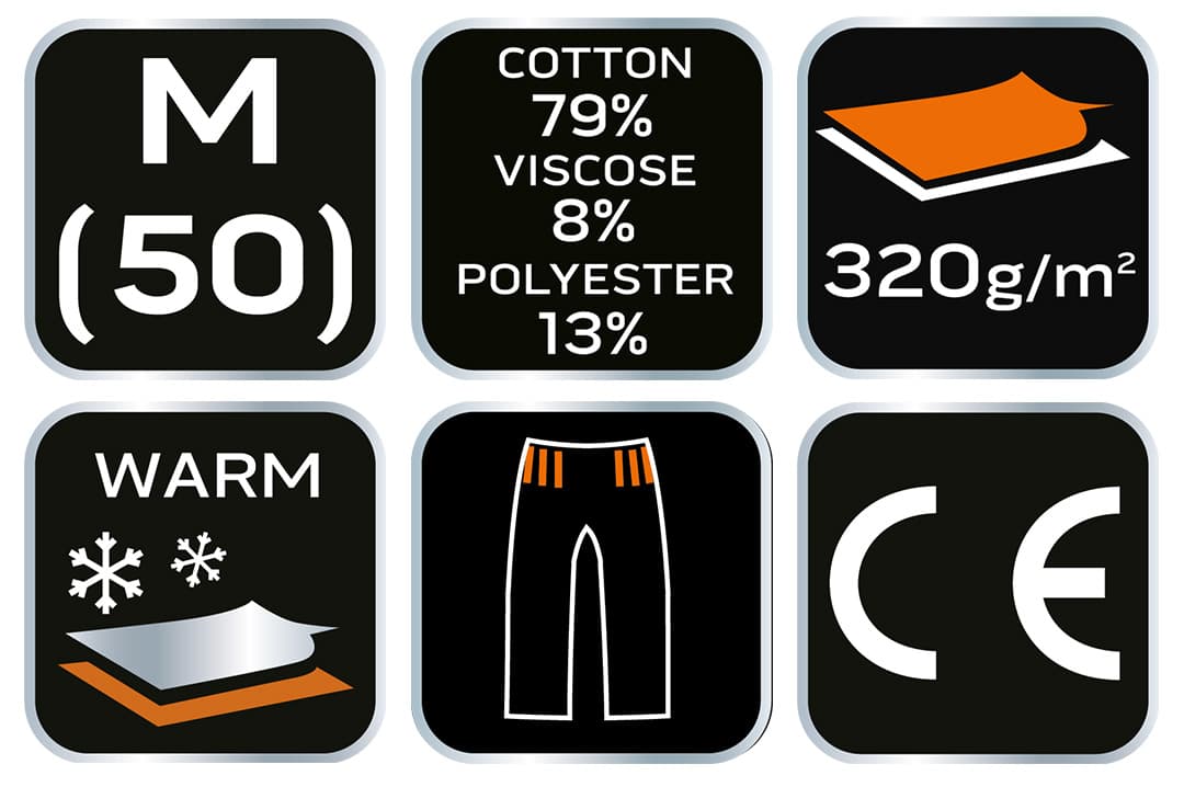 Spodnie dresowe COMFORT szary melanż rozmiar M 3