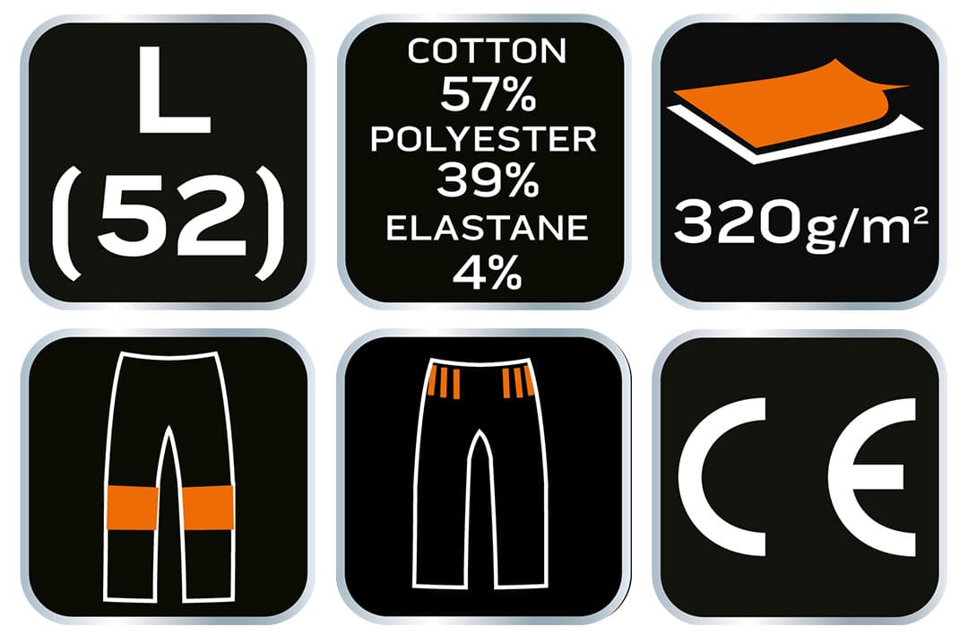 Spodnie dresowe Comfort czarno-szare rozmiar L 3