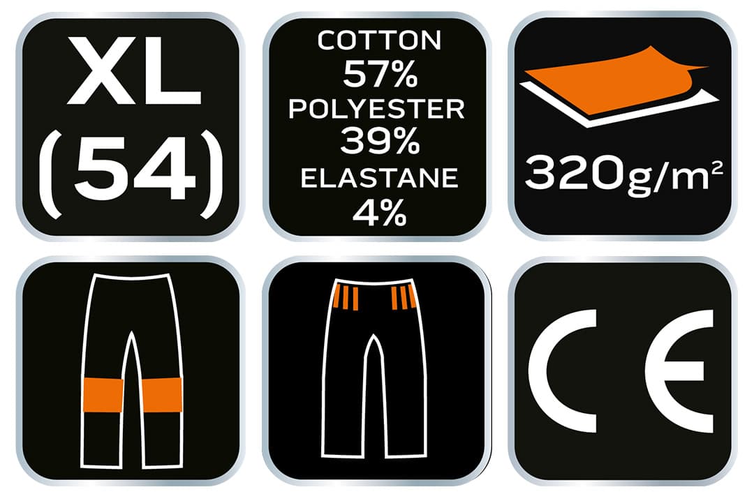 Spodnie dresowe Comfort szaro-czarne rozmiar XL 3