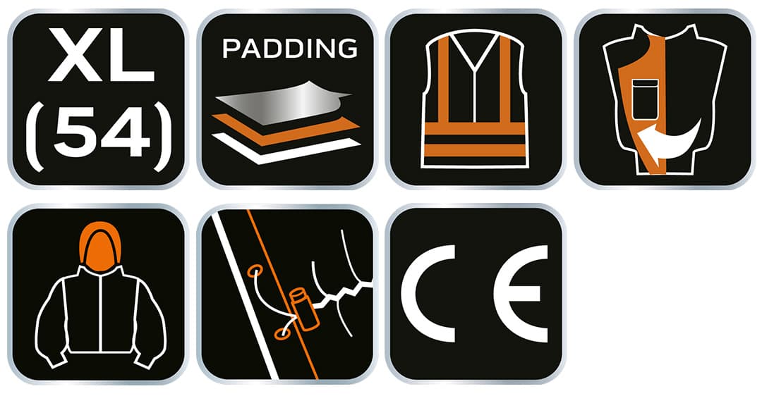 Kurtka robocza zimowa Outdoor z tkaniny dobby, rozmiar XL 3