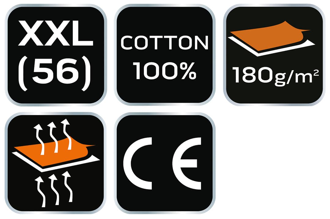 T-shirt czerwony rozmiar XXL 3