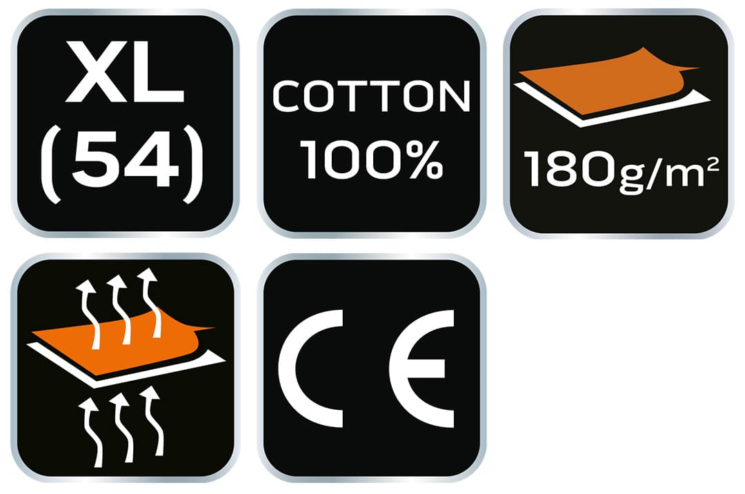 T-shirt męski z nadrukiem motocykla, rozmiar XL 3