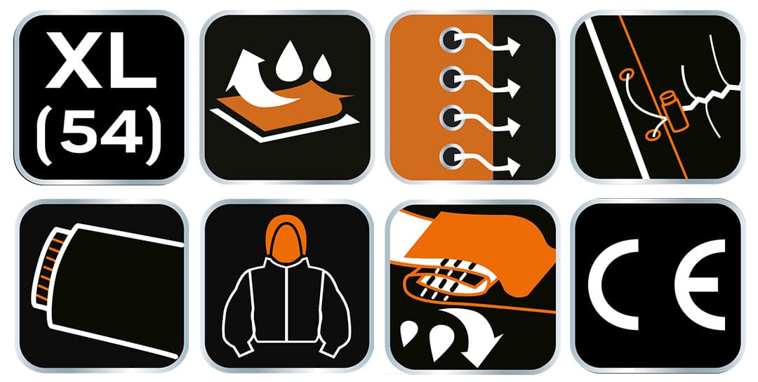 Kurtka przeciwdeszczowa robocza z PU/PVC, rozmiar XL 3