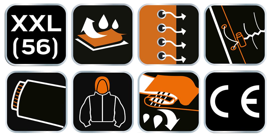 Kurtka przeciwdeszczowa PU/PVC rozmiar XXL 3