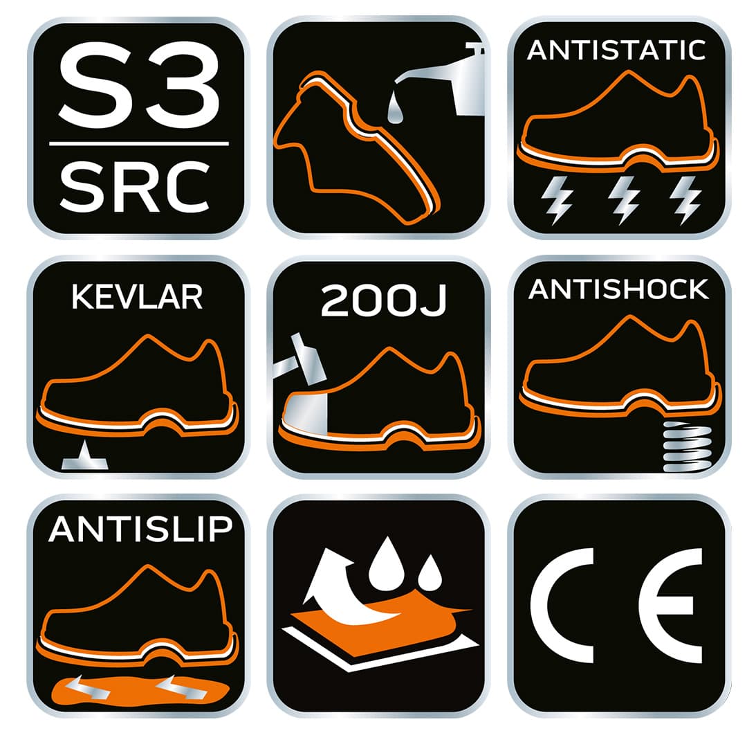 Trzewiki robocze skórzane S3 SRC rozmiar 40 3