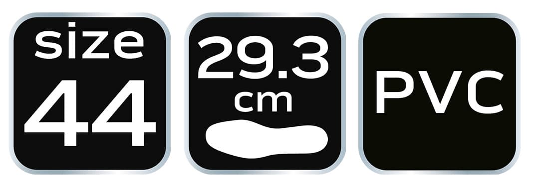 Kalosze ochronne PVC w rozmiarze 44 3