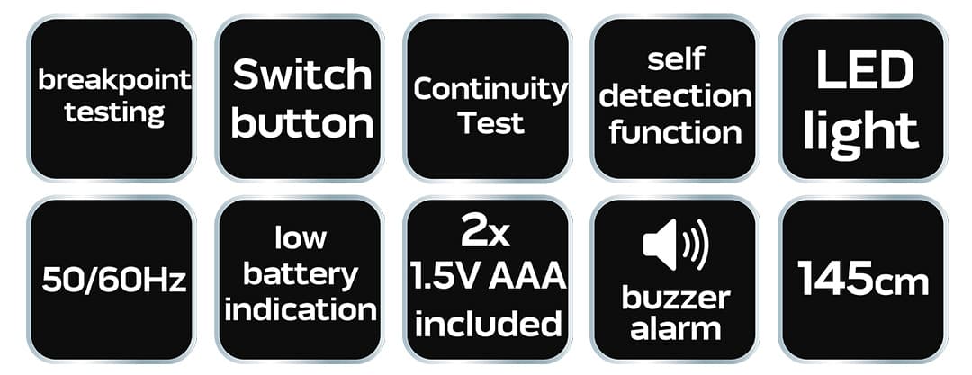 Indukcyjny tester napięcia 12-1000V AC 3
