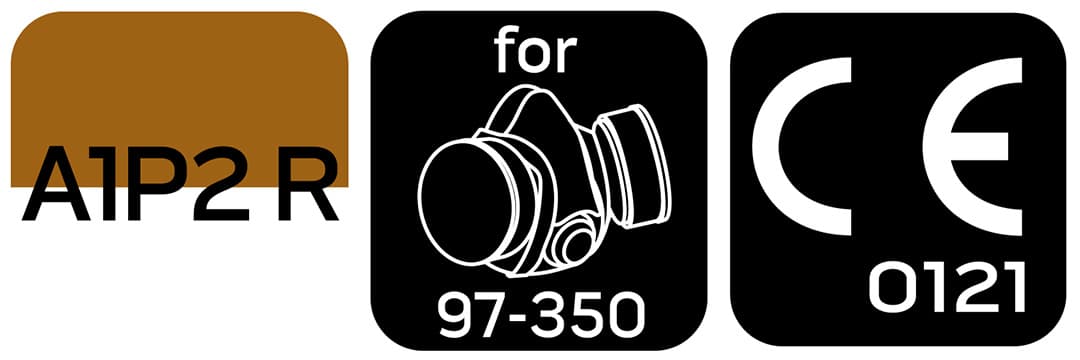 Pochłaniacz chroniący przed gazami i parami organicznymi oraz pyłami 4