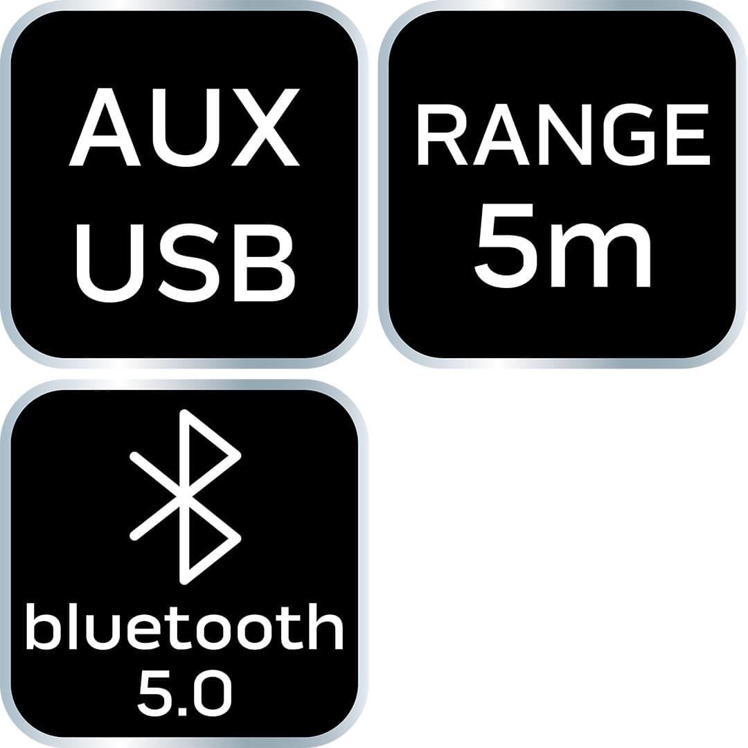 Transmiter samochodowy AUX-USB z Bluetooth 5.0 6