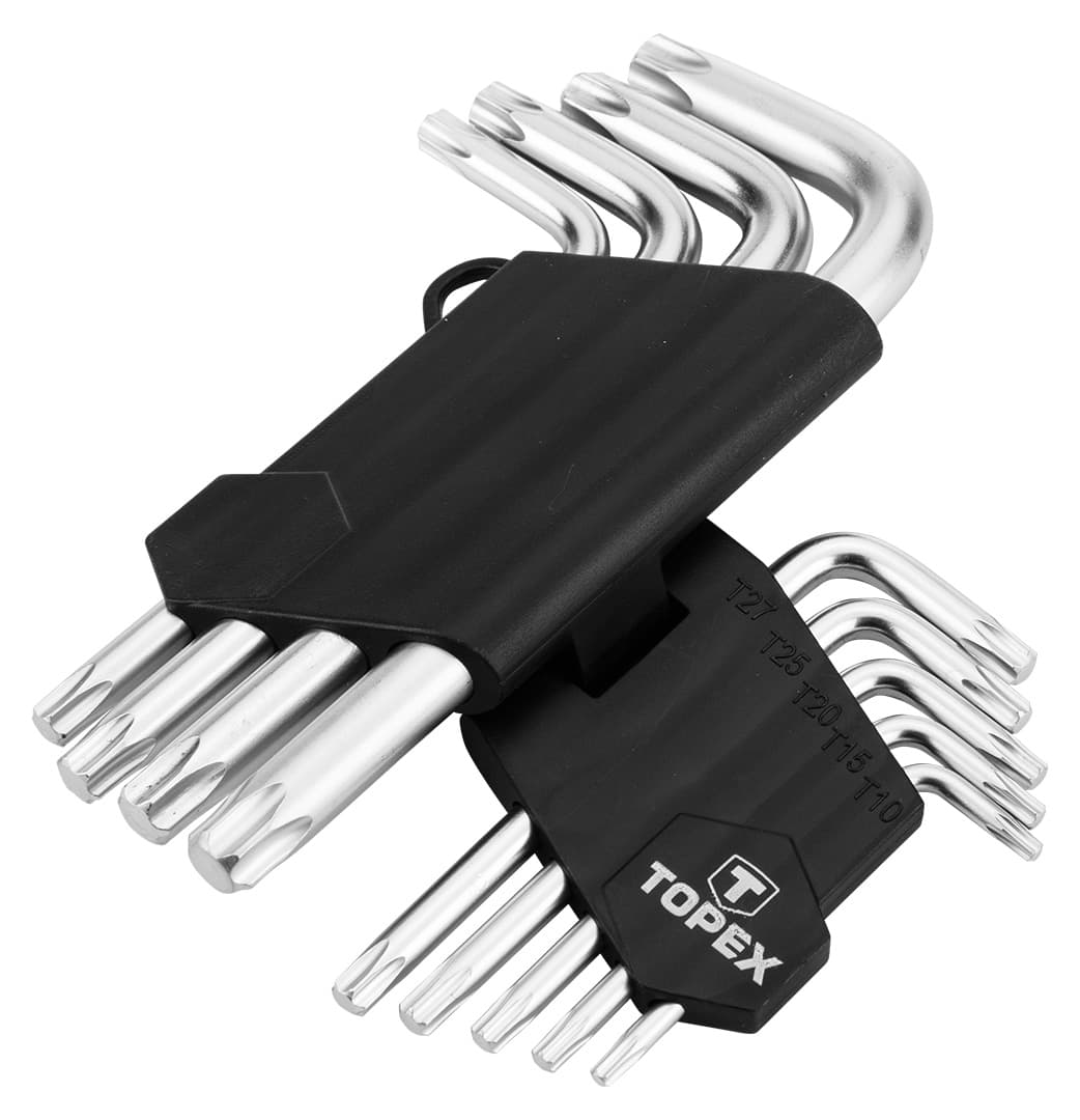 Klucze Torx T10-T50 zestaw 9 sztuk stal chromowo-wanadowa 3
