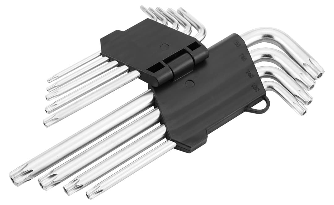 Zestaw kluczy Torx długich T10-T50, 9 sztuk 3