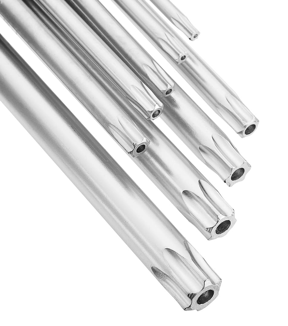 Zestaw kluczy Torx długich T10-T50, 9 sztuk 8