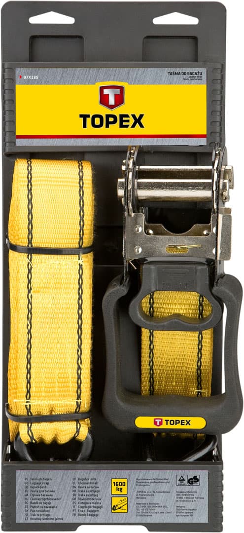 Taśma do bagażu 7 m x 50 mm z mechanizmem napinającym 3