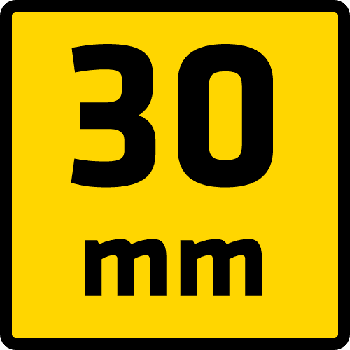 Szpachla malarska drewniana 30 mm do gładzi 9