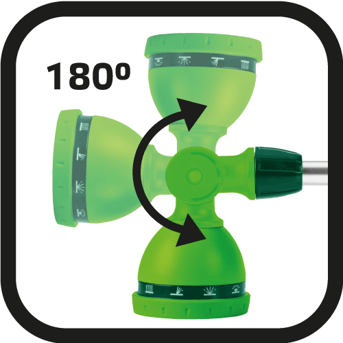 Lanca zraszająca 10-funkcyjna o długości 40 cm 3