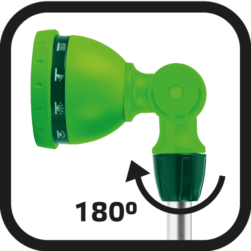 Lanca zraszająca 10-funkcyjna o długości 40 cm 5