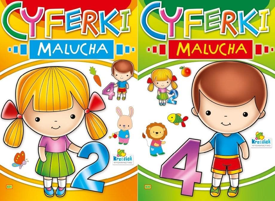 Cyferki malucha MIX - książeczka do nauki liczenia