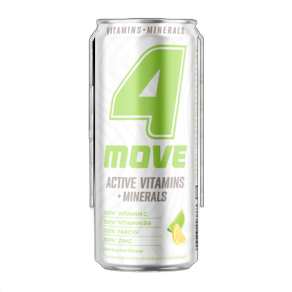4MOVE Napój witaminowy o smaku limonki i cytryny 330 ml