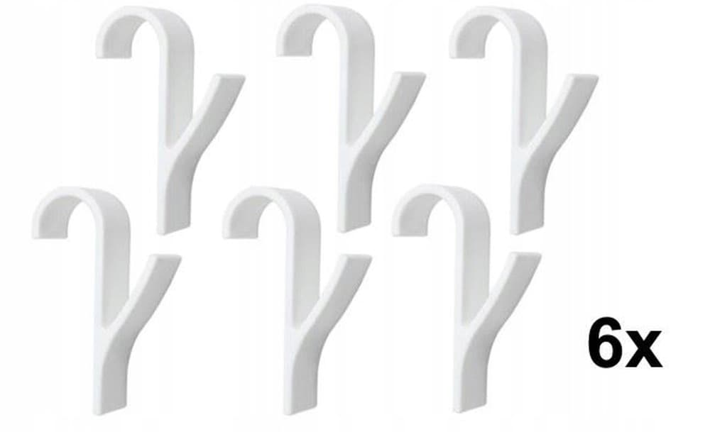 6 sztuk haczyków / wieszaków na ręczniki do grzejnika drabinkowego