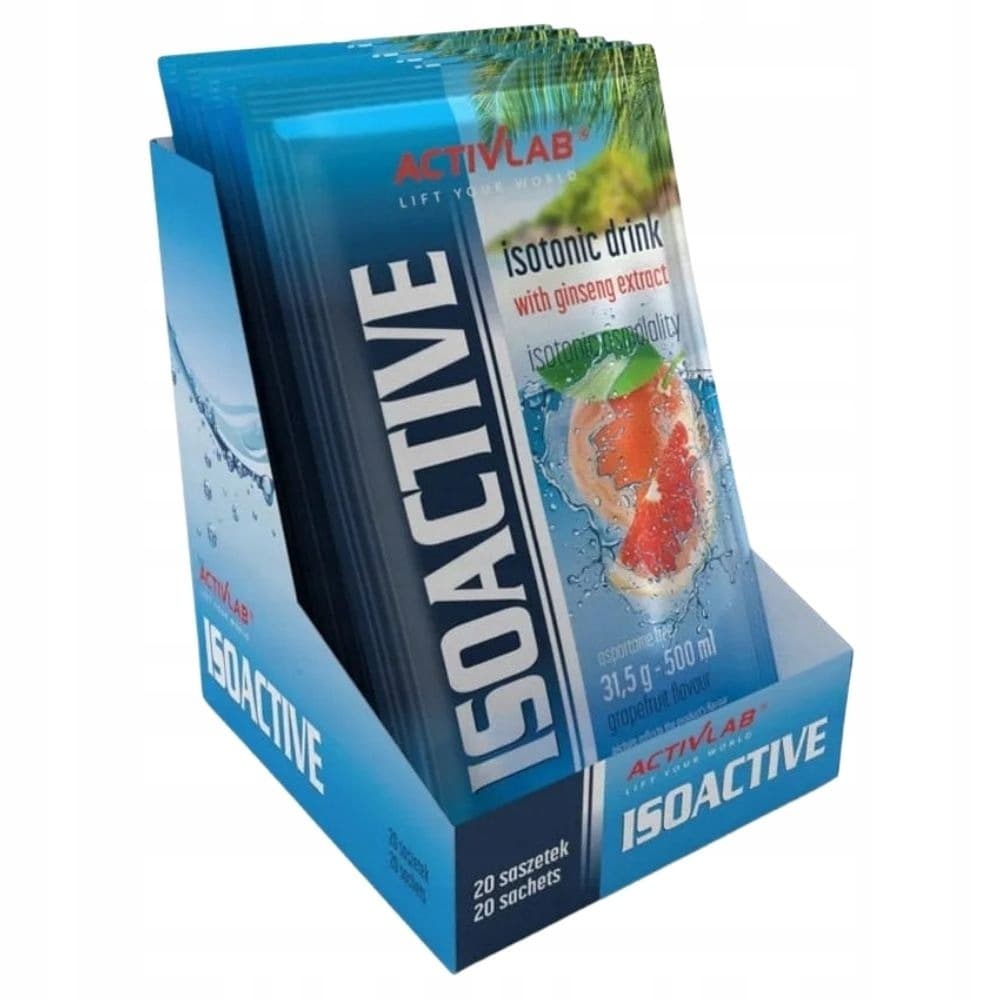 Activlab Isoactiv Grejpfrut - Napój izotoniczny w proszku 31,5 g