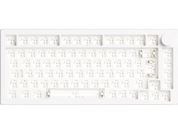 Zestaw barebone do klawiatury Akko Monsgeek M1 V5 ISO - Biały Księżyc