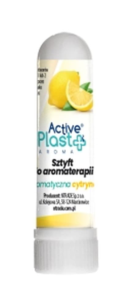 Aktywny sztyft do nosa o zapachu cytrynowym