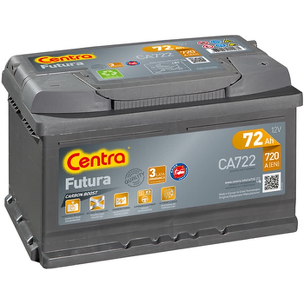 Akumulator kwasowo-ołowiowy 72Ah 720A bezobsługowy