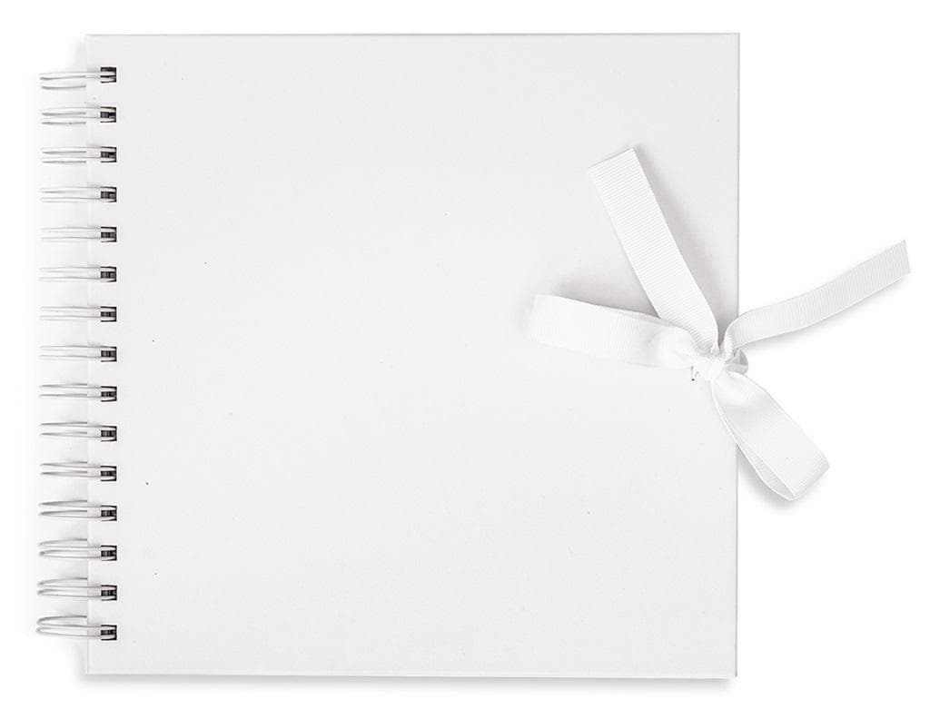 Album do scrapbookingu kwadratowy 20,5 x 20,5 cm 40 kartek biały