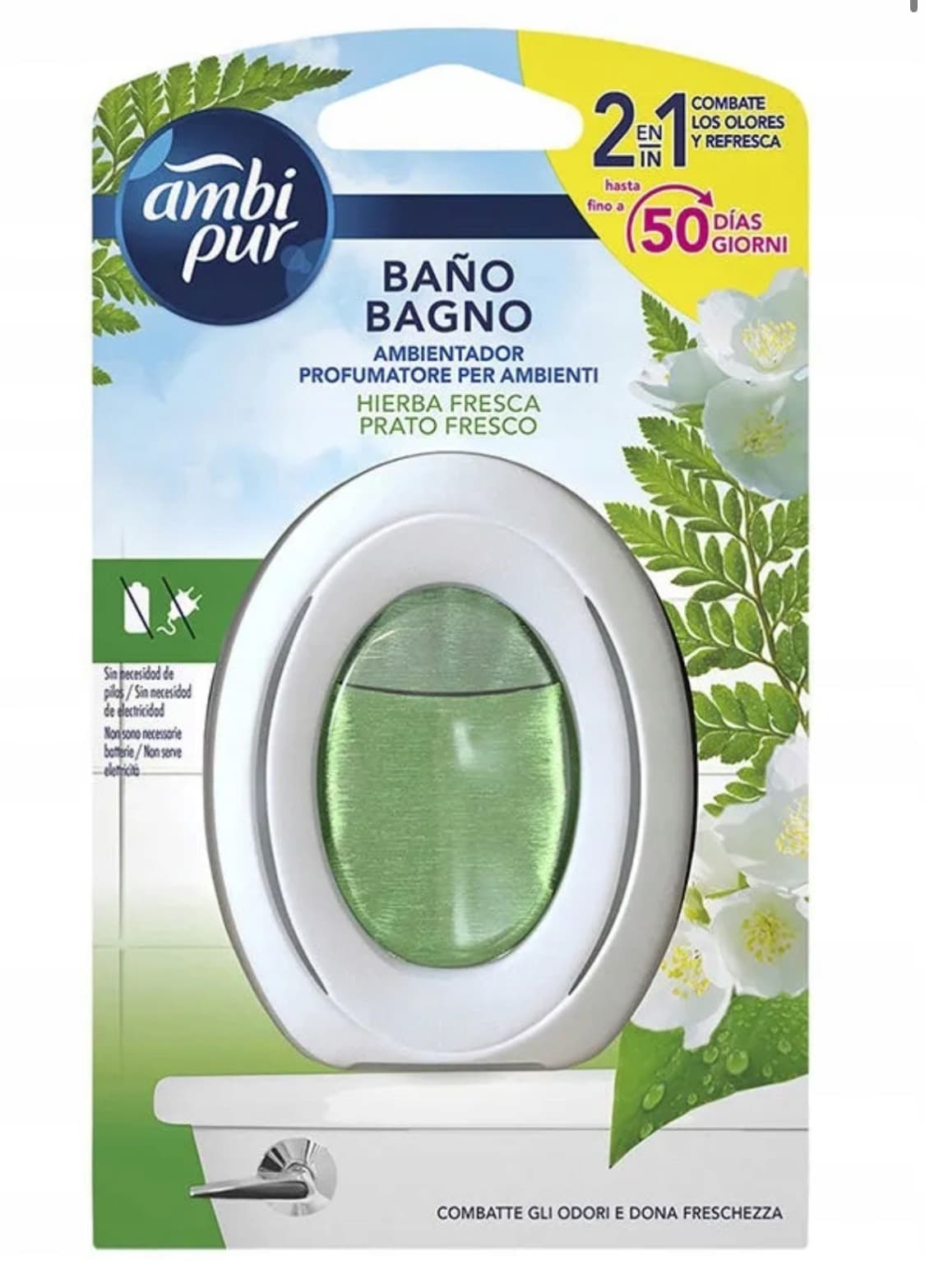 Ambi Pur Odświeżacz Powietrza do Łazienki Lawenda 7,5 ml