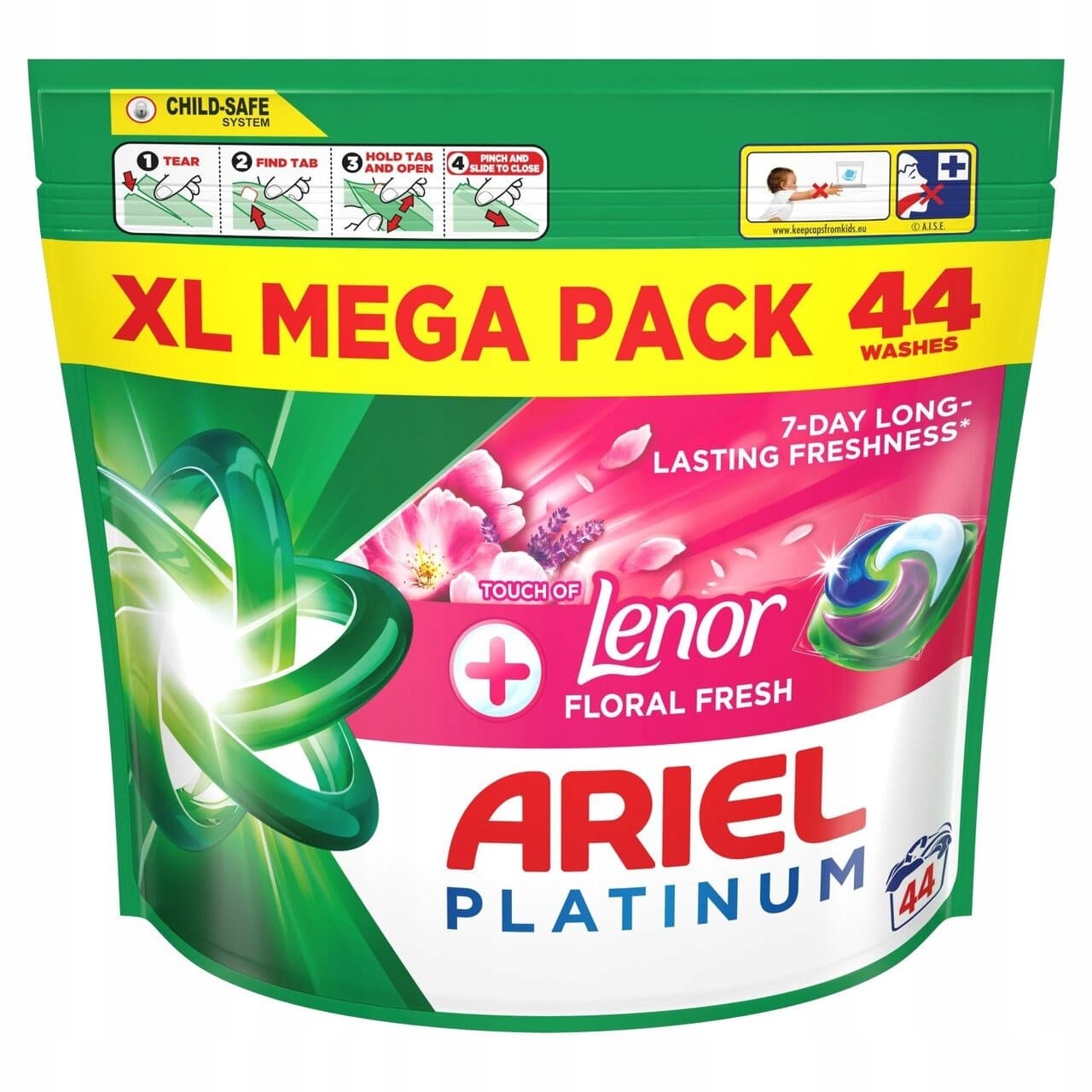 ARIEL Platinum Kapsułki do Prania Touch of Lenor 19 szt.