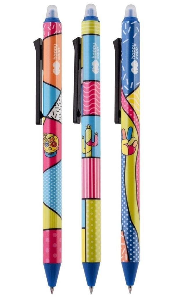 Automatyczny długopis wymazywalny POP 0,5 mm zestaw 12 sztuk