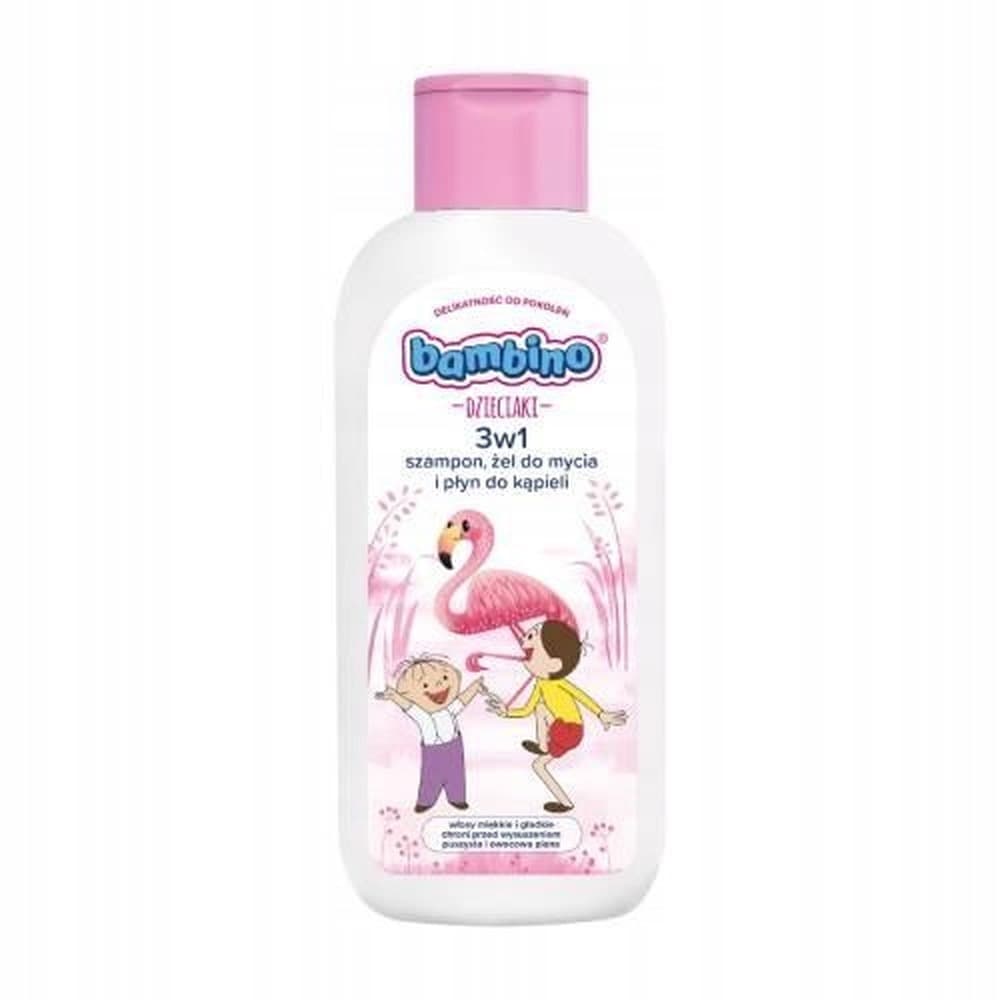 Bambino Dzieciaki 3w1 żel, płyn, szampon Flaming 400 ml
