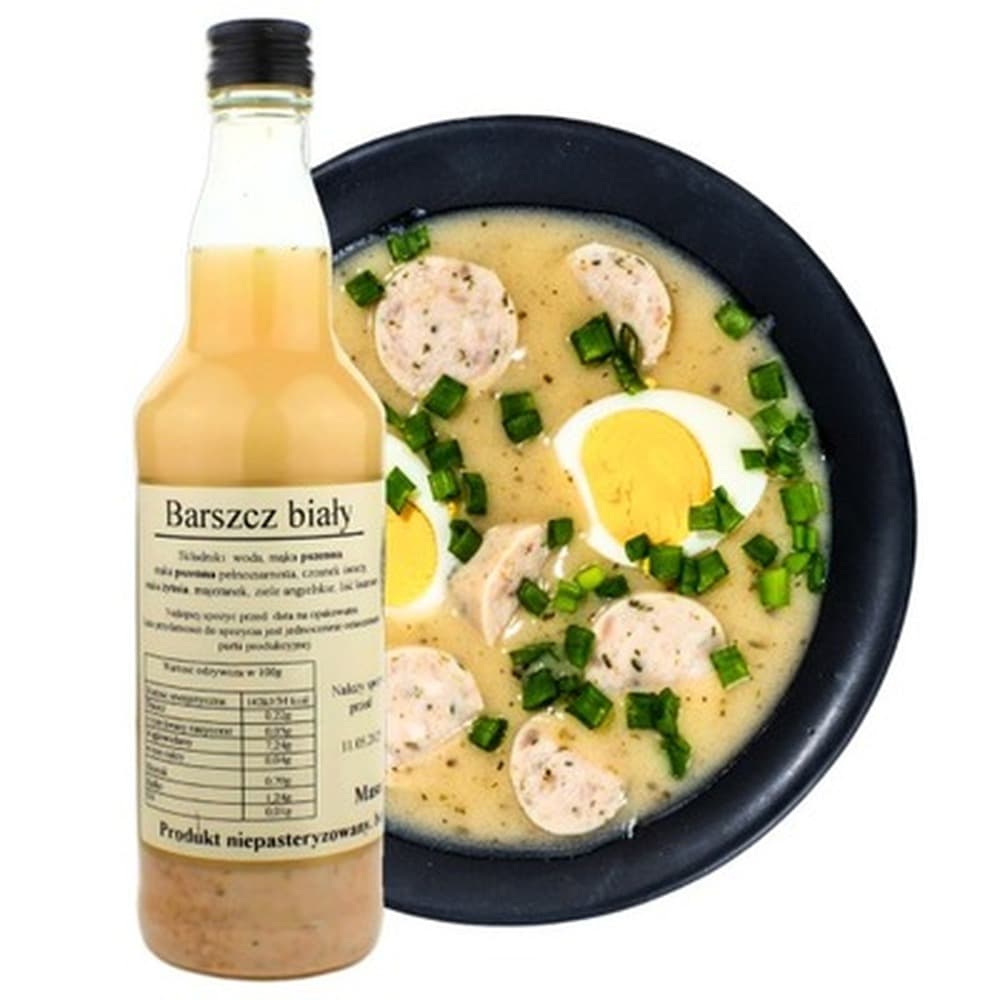 Barszcz biały czanowy na zakwasie polski 500 ml