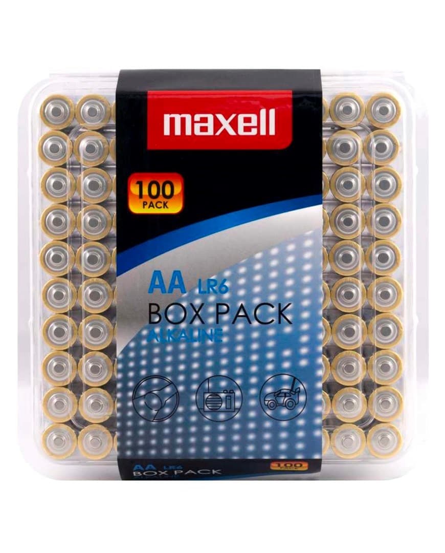 Baterie alkaliczne AA LR6 Maxell 100 sztuk