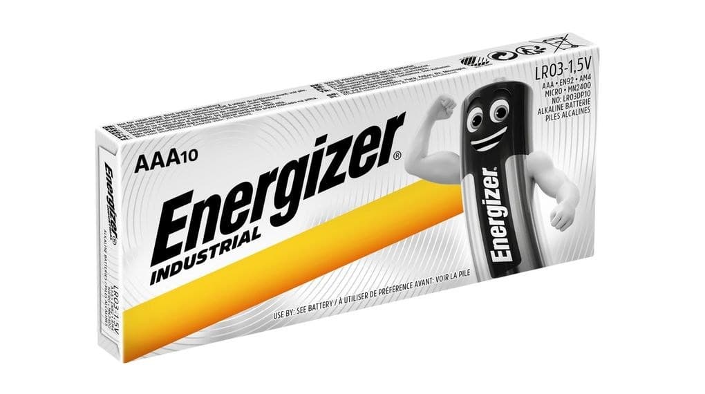 Baterie alkaliczne Energizer Industrial Pro AAA LR03 1.5V 10 sztuk