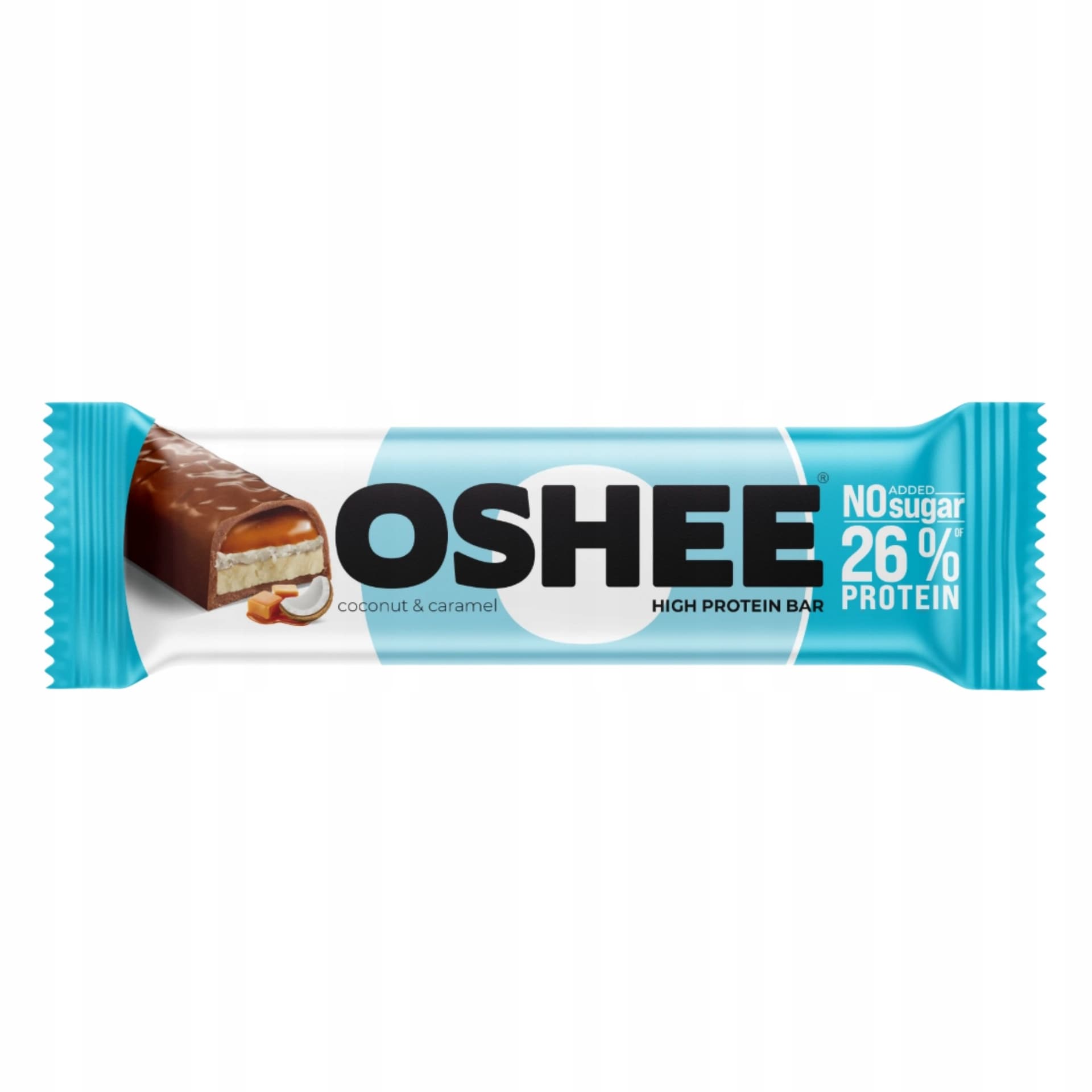 Baton proteinowy OSHEE o smaku kokosowo-karmelowym 48 g